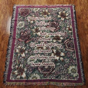 Tapestry Throw Blanket Religious Prayer